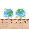 Space Planet Alloy Enamel Cabochons AL-CBA1A6F-07KCG-J-3