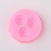 Flower Design DIY Food Grade Silicone Molds LS-AJEW-L054-71-1