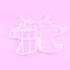 8 Grids Unicorn Shape Plastic Organizer Boxes LS-ANIM-PW0001-114-1