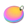 Ion Plating(IP) 304 Stainless Steel Pendants STAS-I311-33F-RC-2