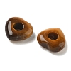Natural Tiger Eye European Beads G-C252-01E-2