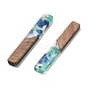 Resin and Walnut Pendants FIND-R051-07G-2