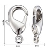 Brass Lobster Claw Clasps LS-KK-903-N-NF-3