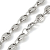 Non-Tarnish 201 Stainless Steel Chain Necklaces NJEW-I127-04P-1