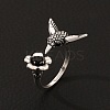 Brass Open Cuff Rings for Women PW-WG4C515-01-2