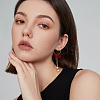 SUPERFINDINGS 400Pcs 8 Colors Iron Hoop Earrings IFIN-FH0001-72B-5