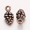 Tibetan Style Alloy Pendants S-TIBEP-ZA10-0909Y-R-2