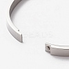 Non-Tarnish 304 Stainless Steel Bangles STAS-I169-03A-P-2