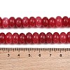 Dyed Natural White Jade Beads Strands G-G107-A43-01-4