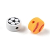 100Pcs Handmade Polymer Clay Beads CLAY-FP0001-10-4