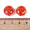 Transparent Acrylic European Beads OACR-E033-25H-3