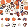 30Pcs 10 Styles Alloy Enamel Pendants ENAM-TA0003-48-2
