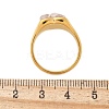 Heart Natural Quartz Crystal Finger Rings RJEW-D303-01G-04-3