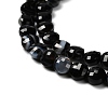 Natural Banded Agate(Dyed & Heated) Beads Strands G-C179-A6mm-21-4