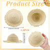 Doll Straw Hat DIY-WH0504-827A-2