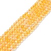 Natural Yellow Quartz Beads Strands G-D463-06-1