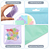 25Pcs 5 Colors Rectangle Plastic Yin-Yang Resealable Packaging Bags ABAG-TA0001-27B-4