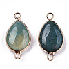 Natural Agate Links Connectors G-T131-49G-2