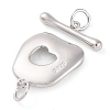 925 Sterling Silver Toggle Clasps STER-U005-08P-2