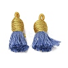 Cotton Tassel Pendants FIND-D302-02G-1
