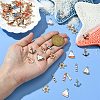 85Pcs 17 Styles Nautical Theme Alloy Enamel Pendants FIND-CJ0003-43-4
