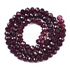 Baking Paint Imitation Jade Glass Bead Strands LS-DGLA-A034-J4MM-A02-2