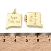 Brass Pendants KK-D229-22F-G-3