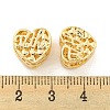 Mother's Day Rack Plating Alloy European Beads FIND-B034-31G-3