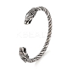 Viking 304 Stainless Steel Open Cuff Bangles for Men BJEW-U001-07H-G-1