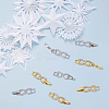 10Pcs 2 Colors Bowknot Rack Plating Brass Clear Cubic Zirconia Watch Band Clasps ZIRC-DC0001-09-5