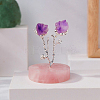 Natural Amethyst Tree Stand Display Decorations PW-WG5F134-02-1