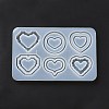 Heart DIY Silicone Quicksand Molds LS-DIY-G079-07A-3