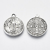 (TIBEB-A9489-AS-FF) Tibetan Style Alloy Pendants LS-TIBEP-N005-12AS-RS-2