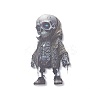 Acrylic Halloween Style Big Pendants with Brass Bell and Nylon Cord SACR-O003-01E-2