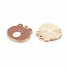 Alloy Enamel Pendants ENAM-S121-173-RS-3
