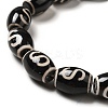 Tibetan Style dZi Beads Strands G-F726-A08-4