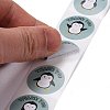 Flat Round Paper Thank You Stickers LS-DIY-C042-12B-4