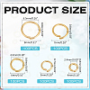 500Pcs 5 Styles 304 Stainless Steel Open Jump Rings STAS-ME0001-27-2