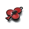 Alloy Enamel Gothic Style Pendants PALLOY-R157-06EB-09A-2