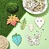 DIY Spring and Summer Theme Wood Pendants Decoration Making Kit DIY-CJ0002-62-5