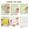 7Pcs Square & Rectangle Acrylic Stamp Block Stamping Tool Sets DIY-OC0012-70-4