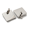 Non-Tarnish 304 Stainless Steel Stamping Blank Tag Charms STAS-L022-181P-2