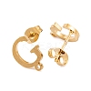 Ion Plating(IP) 304 Stainless Steel Stud Earrings FIND-Q103-01G-G-2
