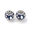 Handmade Resin Indonesia Round Beads IPDL-P005-07AS-02-1