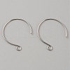 Brass Earring Hooks KK-WH0044-141B-P-1