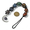 7 Chakra Gemstone Pouch Pendant Decorations HJEW-JM01239-4