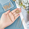 10Pcs Brass Rhinestone Cup Chain Big Pendants KK-BBC0011-79-3