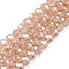 Electroplate Glass Beads Strands EGLA-A044-T6mm-A20-1