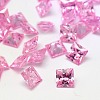 20PCS Mixed Grade A Square Shaped Cubic Zirconia Pointed Back Cabochons X-ZIRC-M004-5x5mm-2