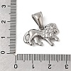Animal Theme 304 Stainless Steel Pendants STAS-B167-27E-P-3